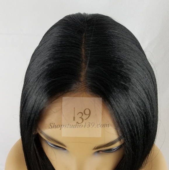 Sexy human hair bob lace front wig - Picture 3 of 4